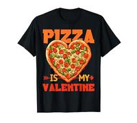 Pizza Is My Valentine Cœur à pizza pour la Saint-Valentin T-Shirt
