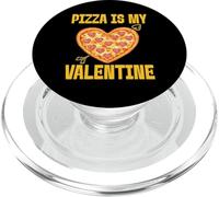 Pizza is My Valentine Day PopSockets PopGrip pour MagSafe