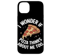 Pizza Je me Demande si Pizza Pense Aussi à Moi Coque pour iPhone 14 Plus