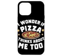 Pizza Je me Demande si Pizza Pense Que Moi est trop Italienne Coque pour iPhone 12 Pro Max
