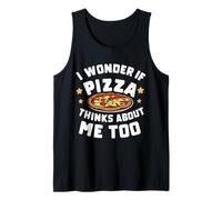 Pizza Je me Demande si Pizza Pense Que Moi est trop Italienne Débardeur