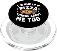 Pizza Je me Demande si Pizza Pense Que Moi est trop Italienne PopSockets PopGrip pour MagSafe