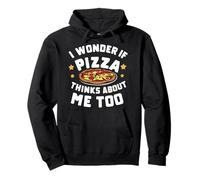Pizza Je me Demande si Pizza Pense Que Moi est trop Italienne Sweat à Capuche