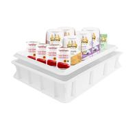 Pizza Lover Gärbox Kit de démarrage pour pâte à pizza Grande | Caputo Semola & farine de pizza & Nuvola + levure sèche + boîte à tomates et boules de pizza San Marzano DOP 30 x 40 x 7,5 cm et
