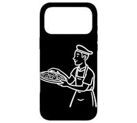Pizza Maker Dessin à Une Ligne Coque pour iPhone 17 Pro Max
