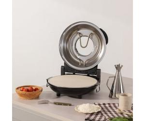 PIZZA MAKER - Four À Pizza Électrique Avec Pierre Réfractaire Noir