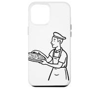 Pizza Maker Sketch Pizzaiolo pour garçons Coque pour iPhone 12 Pro Max