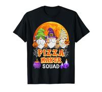 Pizza Maker Squad Halloween Fast Food Nain de Chef Assorti T-Shirt