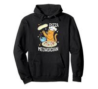Pizza Meowgician Funny Cat Chef Kitten Sweat à Capuche