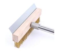 Pizza Oven Brush - Wood Fired Oven Cleaner, Durable Brass Bristles | Sweeps Ash & Debris Instantly, Built to Last | Essential Tool for Wood, Brick & Gas Pizza Ovens ropreté et l'hygiène de Votre Four