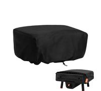 Pizza Oven Cover, Outdoor Storage Shield, 22.05x22.05x11.42 inch, Anti-UV Dustproof Coating, Adjustable Bottom Drawstrings, All-Weather Protection Wrap for Patio Garden Camping Use