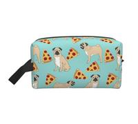 Pizza Party. Sac de rangement à fermeture éclair imprimée, accessoires de voyage, trousse d'articles de toilette, trousse de toilette portable