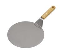 Pizza Peel 10/12Inch Stainless Steel Pizza Peel Shovel with Wooden Handle Cake Baking Tools Cheese Peels Lifter Tool Pizza Shovel Pizza Paddle