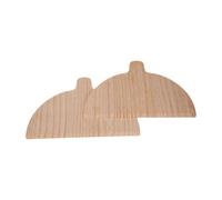 Pizza Peel - Lot de 2 planches de pizzas à pain, pain, pain, pâte à pizza et spatule semi-circulaire
