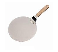 Pizza Peel,Pizza Paddle Stainless Steel Pizza Shovel with Wooden Handle Comfortable Non-Slip Handle Close Connection Home Use