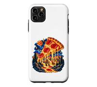 Pizza Pepperoni Vintage des années 90 - Design rétro Gourmand Coque pour iPhone 11 Pro Max