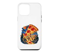 Pizza Pepperoni Vintage des années 90 - Design rétro Gourmand Coque pour iPhone 12 Pro Max