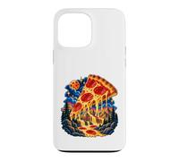Pizza Pepperoni Vintage des années 90 - Design rétro Gourmand Coque pour iPhone 13 Pro Max
