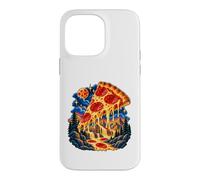 Pizza Pepperoni Vintage des années 90 - Design rétro Gourmand Coque pour iPhone 14 Pro Max