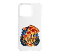 Pizza Pepperoni Vintage des années 90 - Design rétro Gourmand Coque pour iPhone 15 Pro Max