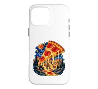 Pizza Pepperoni Vintage des années 90 - Design rétro Gourmand Coque pour iPhone 16 Pro Max