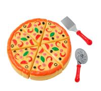 Pizza Play Set - Pretend Play Pizza Toy for Kids Learning | Interactive Kitchen Playset with Cutting Tools, Food Pieces, Educational Cooking Game for Boys Girls