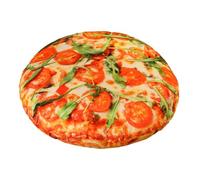Pizza -Plüsch - Nouveauté 3D Oreillers à pizza réalistes créatifs, coussins ronds doux de 15,7 pouces pour canapé | Canapé, voiture, chambre à coucher, salon, dortoir
