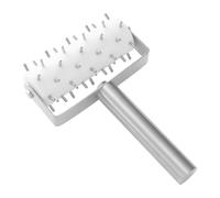 Pizza Roller Docker - Professional Stainless Steel Anti Bubble Tool, Heavy-Duty Dough Puncher for Perfect Thin Crust, Sturdy Ergonomic Handle, Ideal for Adults Men Women Home Kitchen