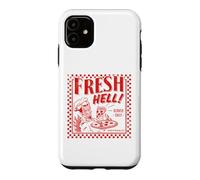 Pizza Satan Fresh Hell Satan Occult Satanic Lucifer Coque pour iPhone 11