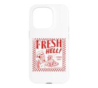 Pizza Satan Fresh Hell Satan Occult Satanic Lucifer Coque pour iPhone 15 Pro