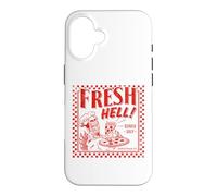 Pizza Satan Fresh Hell Satan Occult Satanic Lucifer Coque pour iPhone 16