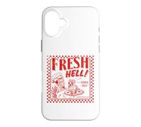 Pizza Satan Fresh Hell Satan Occult Satanic Lucifer Coque pour iPhone 16 Plus