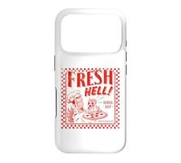 Pizza Satan Fresh Hell Satan Occult Satanic Lucifer Coque pour iPhone 17 Pro