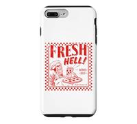 Pizza Satan Fresh Hell Satan Occult Satanic Lucifer Coque pour iPhone 7 Plus/8 Plus