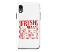 Pizza Satan Fresh Hell Satan Occult Satanic Lucifer Coque pour iPhone XR