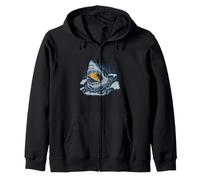 Pizza Shark Funny Foodie Ocean Predator Snack Humour Slice Sweat à Capuche