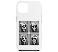 Pizza Slice in Sunglasses Funny Photobooth Food Pizza Selfie Coque pour iPhone 13