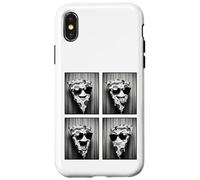 Pizza Slice in Sunglasses Funny Photobooth Food Pizza Selfie Coque pour iPhone X/XS
