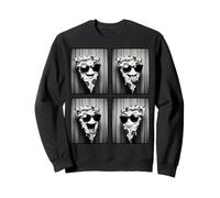 Pizza Slice in Sunglasses Funny Photobooth Food Pizza Selfie Sweatshirt