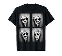 Pizza Slice in Sunglasses Funny Photobooth Food Pizza Selfie T-Shirt