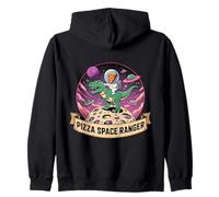 Pizza Space Ranger Dinosaure Galaxie Explorer Cosmic Adventure Sweat à Capuche