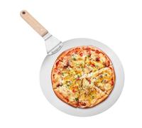 Pizza Spatula - Kitchen Server | Sliding Pizza Peel With Wood Handle | Wood Handle Pizzas Kitchen Server Board For Baking Kitchens BBQ Outdoor Serving Cooking Home Restaurant