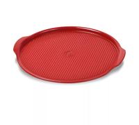 PIZZA Stone 35cm rainurée Emile HENRY Grand Cru rouge VPC