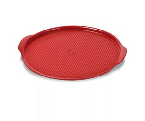 PIZZA Stone 35cm rainurée Emile HENRY Grand Cru rouge VPC