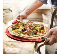 PIZZA Stone 36 cm Emile HENRY Fond Lisse Rouge grand cru