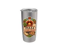 Pizza Stone Ready Four Terrasse Gobelet isotherme en acier inoxydable double paroi