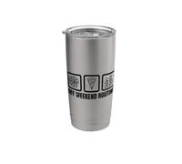 Pizza W nd Pizza Eater Cuisine italienne Gobelet isotherme en acier inoxydable double paroi