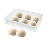 Pizzaballenbox - Boîte à Pizza Plastique - Bac à Pâton Pizza sans couvercle pour Fermentation et Stockage de la Pâte (40×30×10 cm)