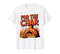Pizzaïolo Maison Croûte Pizza Feu De Bois Char Authentique T-Shirt