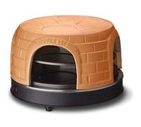 Emerio PO-116124.1 Four à pizza, couvercle en terre cuite, fait à la main, design breveté, pour mini pizza, véritable plaisir en famille pour 8 personnes
